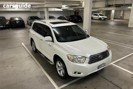 White 2007 Toyota Kluger Wagon Grande (4X4)