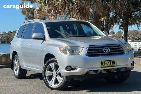 Silver 2009 Toyota Kluger Wagon Kx-R (4X4) 5 Seat