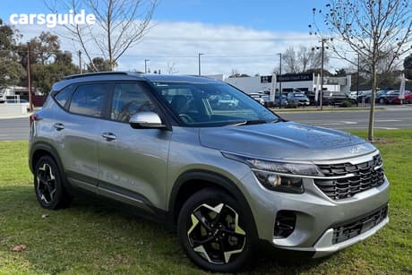 Grey 2023 Kia Seltos Wagon Sport+ (Awd)
