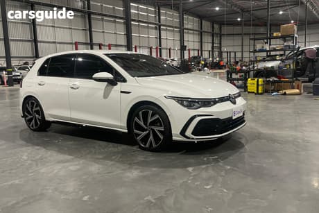 White 2021 Volkswagen Golf Hatchback 110Tsi R-Line
