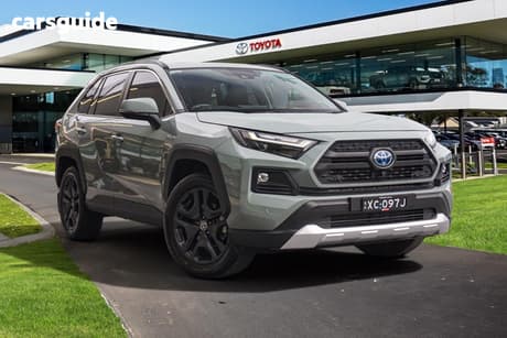 Green 2022 Toyota RAV4 Wagon Edge (Awd) Hybrid