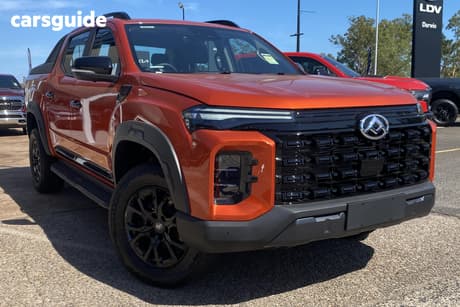 Orange 2026 LDV T60 Double Cab Utility Max Plus (4X4)