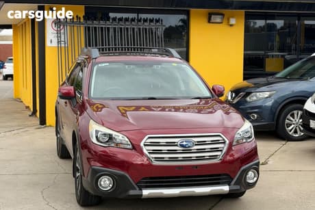 Red 2014 Subaru Outback SUV 2.5I PREMIUM AWD MY15