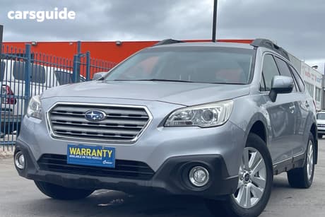 Silver 2015 Subaru Outback Wagon 2.0D