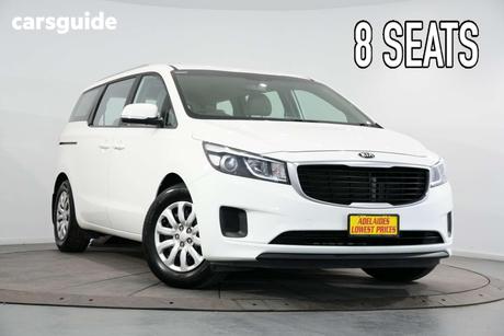 White 2016 Kia Carnival Wagon S