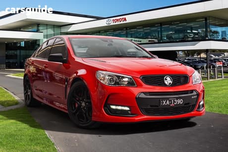 Red 2017 Holden Commodore Sedan Ss-V Redline