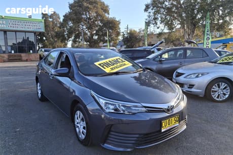 Grey 2017 Toyota Corolla Sedan Ascent