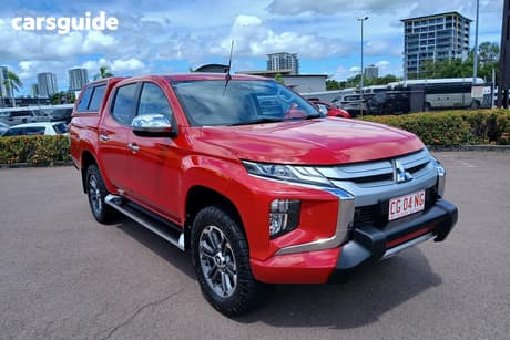 Red 2021 Mitsubishi Triton Double Cab Pick Up Gls (4X4)