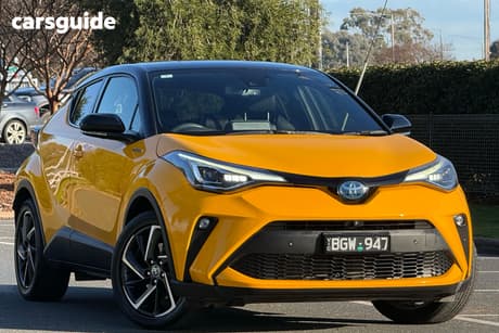 Yellow 2020 Toyota C-HR Hatchback Koba (2Wd) (Hybrid)