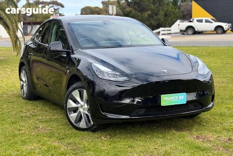 Black 2024 Tesla Model Y Wagon Rear-Wheel Drive