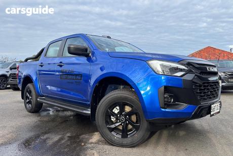 Blue 2025 Isuzu D-MAX Crew Cab Utility X-Rider (4X4)