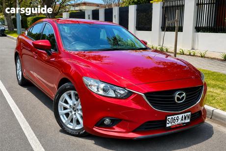 Red 2013 Mazda 6 Sedan Touring