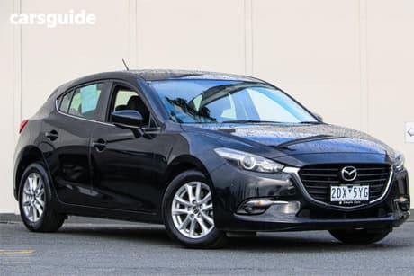 Black 2017 Mazda 3 Hatchback Touring