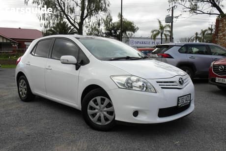 White 2011 Toyota Corolla Hatchback Ascent