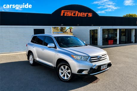 Silver 2013 Toyota Kluger Wagon Kx-R (Fwd) 7 Seat