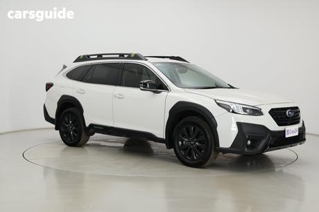 White 2023 Subaru Outback Wagon Awd Sport