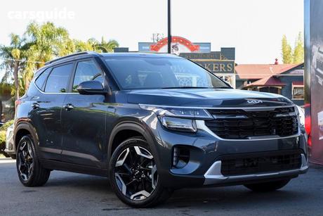 Grey 2025 Kia Seltos Wagon Gt-Line (Awd) (Two-Tone)
