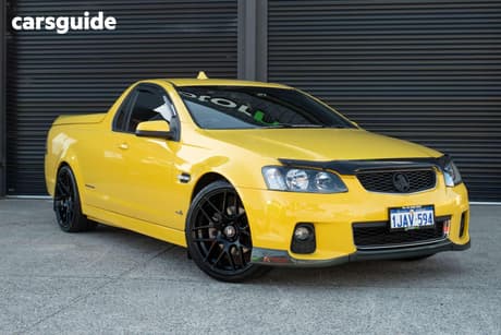 Yellow 2012 Holden UTE Ute Tray SS THUNDER R