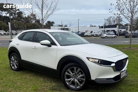 White 2022 Mazda CX-30 Wagon G20 Evolve (Fwd)