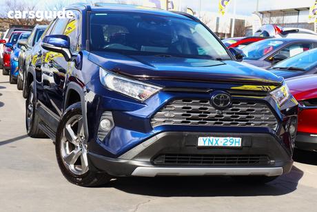 Blue 2019 Toyota RAV4 Wagon Cruiser (2Wd)