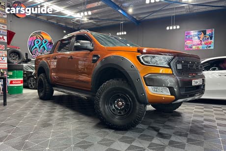 Orange 2017 Ford Ranger Dual Cab Pick-up Wildtrak 3.2 (4X4)
