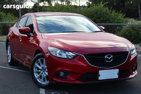 Red 2017 Mazda 6 Sedan Sport