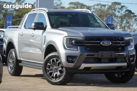 Silver 2025 Ford Ranger Double Cab Pick Up Wildtrak 2.0 (4X4)