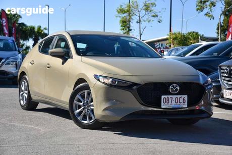 Beige 2025 Mazda 3 Hatchback G20 Pure