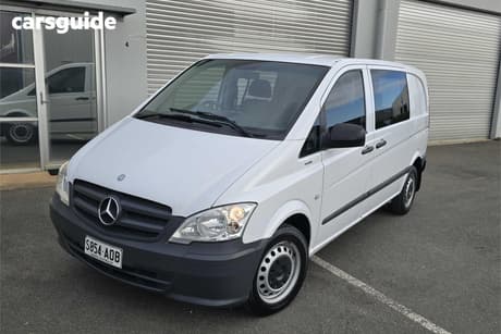White 2011 Mercedes-Benz Vito Van 113Cdi Swb