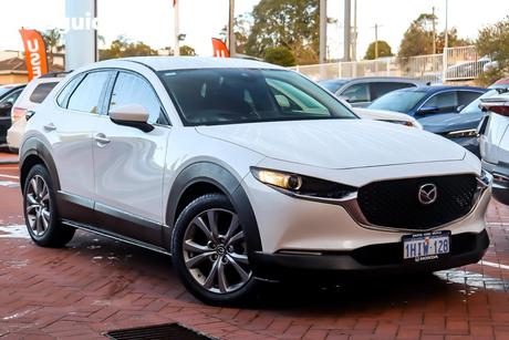 White 2021 Mazda CX-30 Wagon G20 Evolve (Fwd)