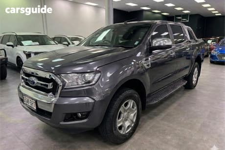 Grey 2017 Ford Ranger Dual Cab Utility Xlt 3.2 (4X4)