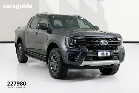 Grey 2023 Ford Ranger Double Cab Pick Up Wildtrak 2.0 (4X4)