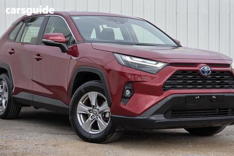 Red 2022 Toyota RAV4 Wagon Gx (2Wd) Hybrid