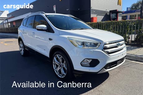 White 2017 Ford Escape Wagon Titanium (Awd)