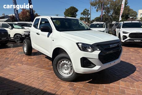 White 2026 Isuzu D-MAX Space Cab Chassis Sx (4X2) High-Ride