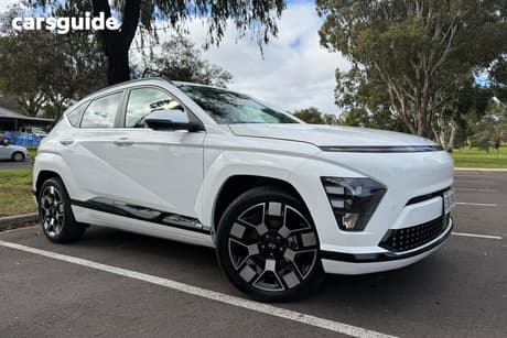 White 2026 Hyundai Kona Wagon Electric Elite Ext Range