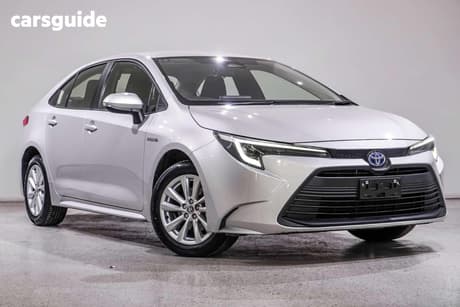 Silver 2024 Toyota Corolla Sedan Ascent Sport Hybrid