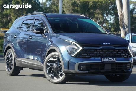 Blue 2024 Kia Sportage Wagon Sx+ (Fwd)