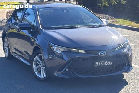Grey 2022 Toyota Corolla Hatchback Sx Hybrid