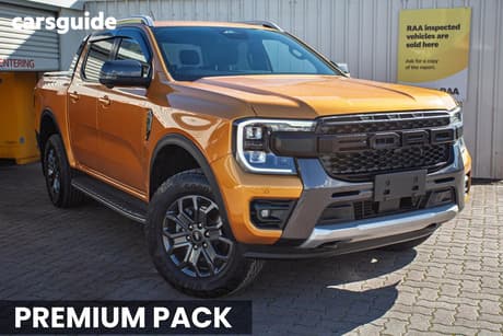 Yellow 2022 Ford Ranger Double Cab Pick Up Wildtrak 2.0 (4X4)