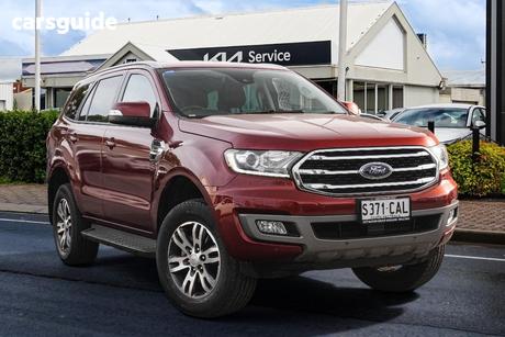 Red 2019 Ford Everest Wagon Trend (Rwd 7 Seat)