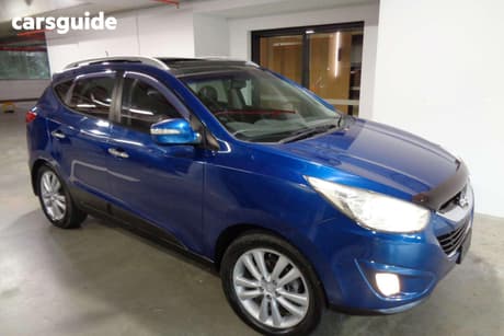 Blue 2012 Hyundai IX35 Wagon Highlander (Awd)