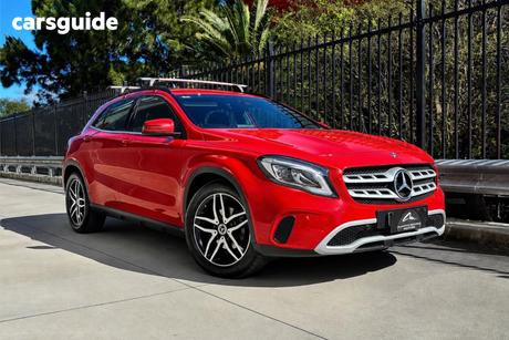 Red 2018 Mercedes-Benz GLA180 Wagon 180