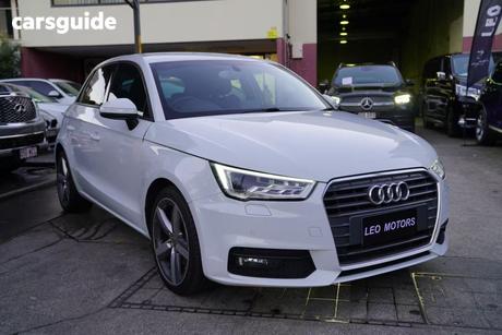 White 2018 Audi A1 Hatchback Sportback 1.4 Tfsi Sport