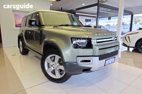 Green 2021 Land Rover Defender Wagon 110 D300 Se (220Kw)