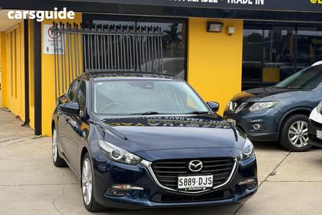 Blue 2016 Mazda 3 Sedan Sp25