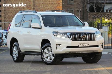 White 2018 Toyota Landcruiser Prado Wagon Gxl (4X4)