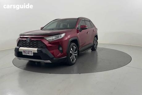 Red 2020 Toyota RAV4 Wagon Cruiser (Awd) Hybrid