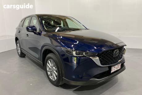Blue 2024 Mazda CX-5 Wagon G25 Maxx Sport (Fwd)