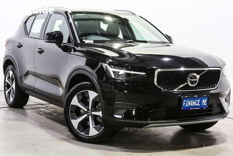 Black 2024 Volvo XC40 Wagon Ultimate B4 Bright Mhev